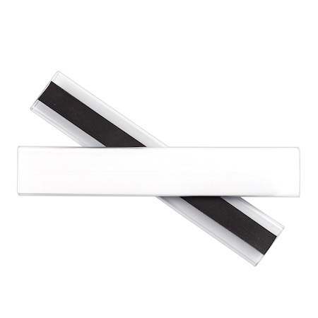 C-Line Products Clear Magnetic Label Holders, Side Load, 6 x 1, Clear, PK100 87810-BX